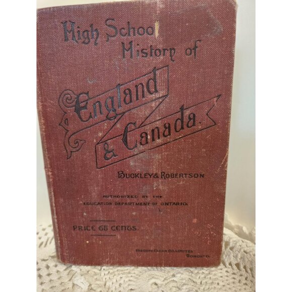 Antique Book High School History of England and Canada - Picture 2 of 10